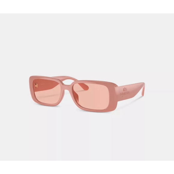 NIB Coach Narrow Rectangle Glasses faded‎ orange - Picture 1 of 4